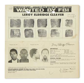 (CIVIL RIGHTS.) Group of 3 F.B.I. wanted posters.
